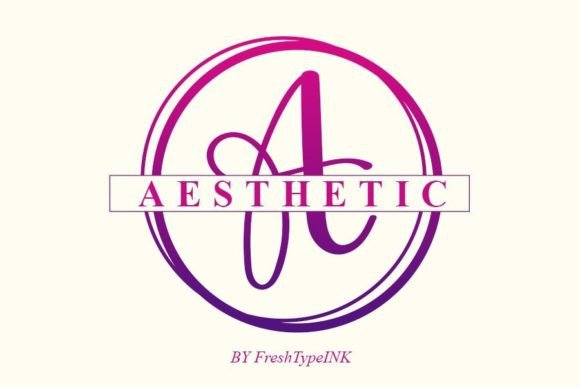 Aesthetic Monogram: A Decorative Font That Elevates Brand Identity