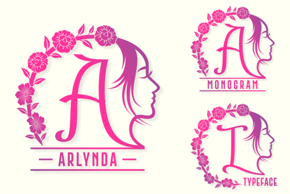 Arlynda Font: Elegant Decorative Typeface for Small Business Branding