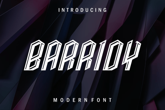 Barridy: A Slab Serif Font That Brings Elegance to Your Brand Materials