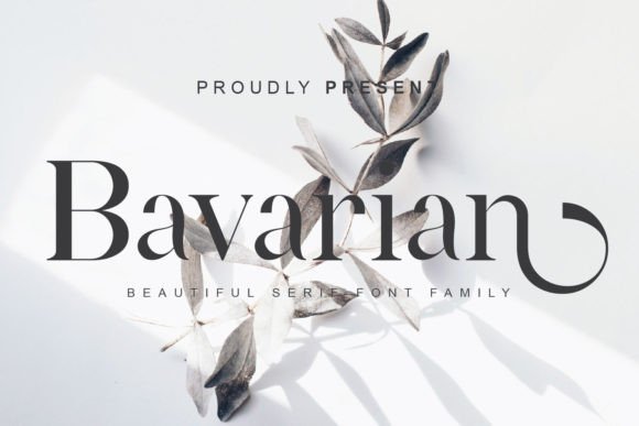 Bavarian Serif Font: A Craft Business Essential for Product Makers