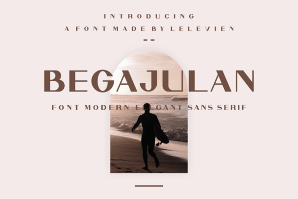 Begajulan: A Sans Serif Font That Brings Modern Elegance to Web Design