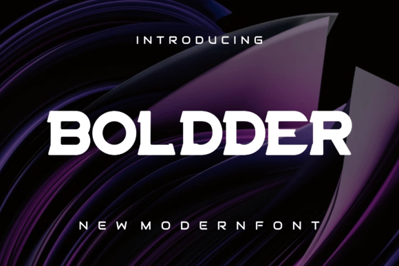 Boldder: A Slab Serif That Demands Attention
