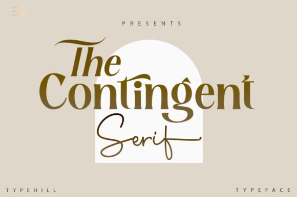 Contingent Duo: Elegant Font Pair for Handmade Products