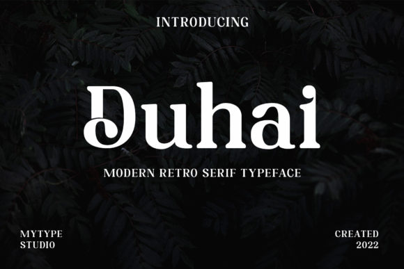 Duhai Serif Font Brings Refined Elegance to Editorial Design