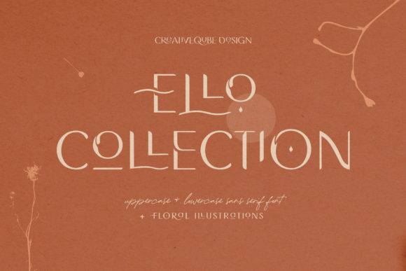 Ello Collection: A Vintage Sans Serif Font for Modern Web Design