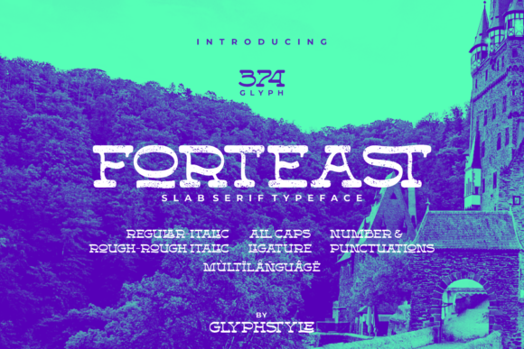 Forteast: A Slab Serif Font for Editorial Mood and Readable Design