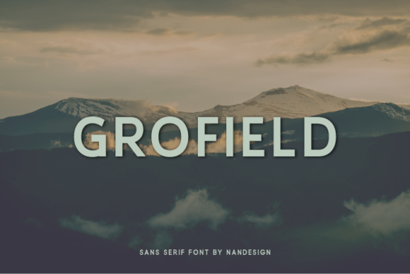 Grofield: A Clean Sans Serif Font for a Polished Brand Look