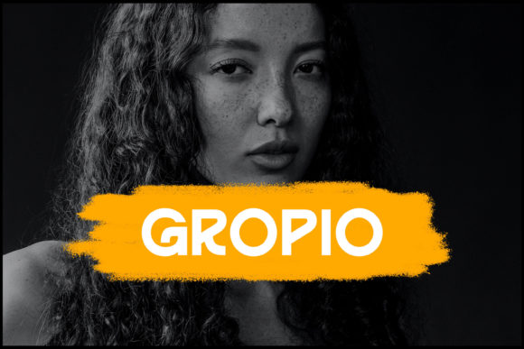 Gropio: A Sans Serif Font Built for Clearer Campaigns