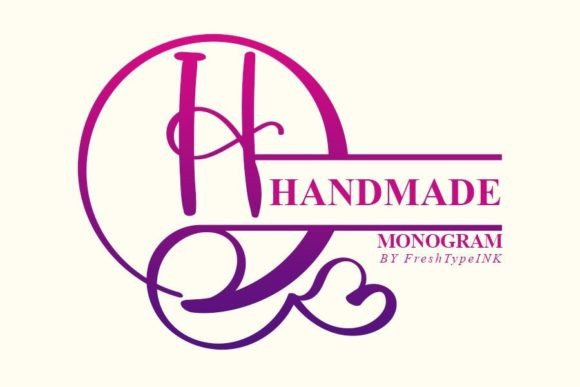Handmade Monogram Brings Refined Character to Branding Projects