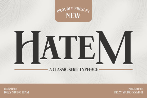 Hatem Serif Font for Web Designers and Digital Creators