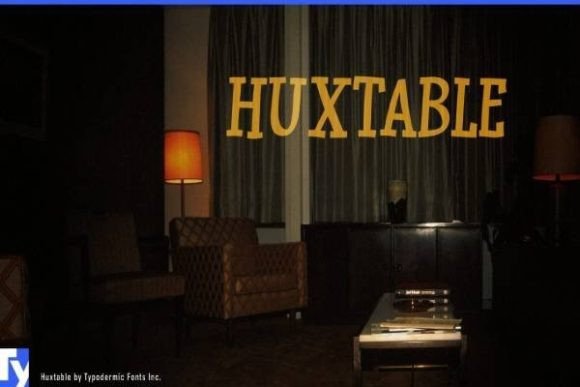Huxtable Font Review: A Casual Slab Serif for Campaign Design