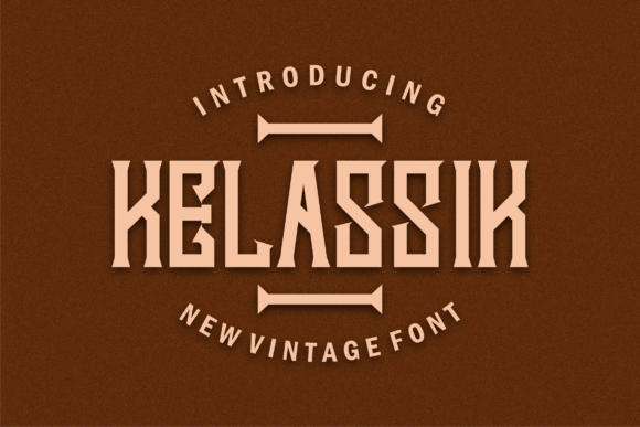 Kelassik: A Solemn Serif Font for Modern Web Design and Digital Branding