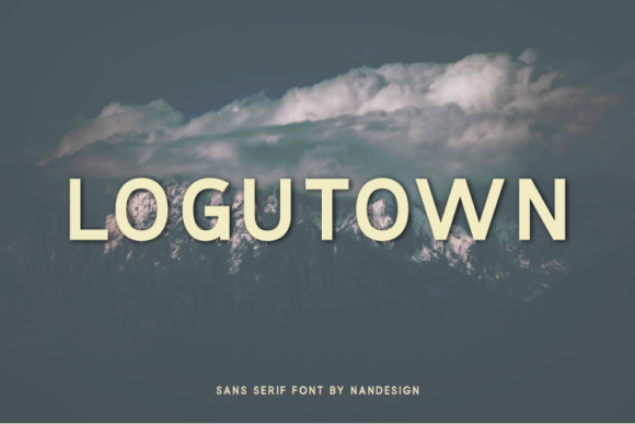 Logutown: A Clean Sans Serif Font for Digital Design