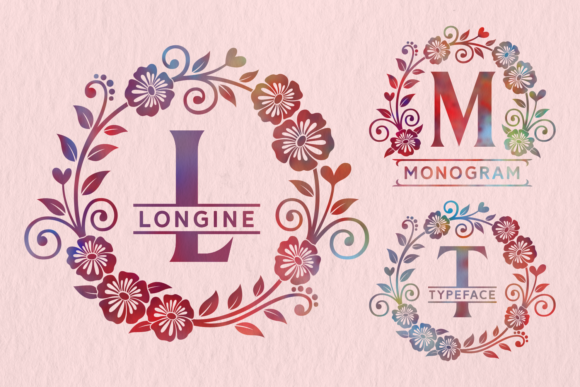 Longine Font: A Frail and Smooth Decorative Typeface for Web Projects