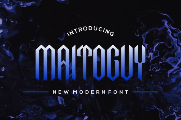 Maitoguy: A Blackletter Font That Elevates Your Brand Identity