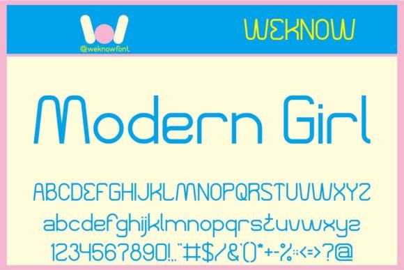 Modern Girl Font: Elegant Sans Serif for Business Branding