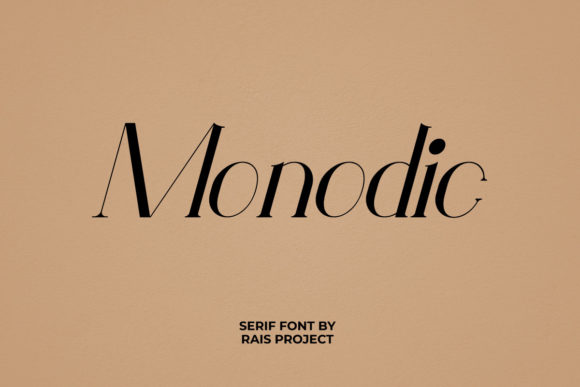 Monodic Serif Font: A Crafter's Guide for Handmade Products