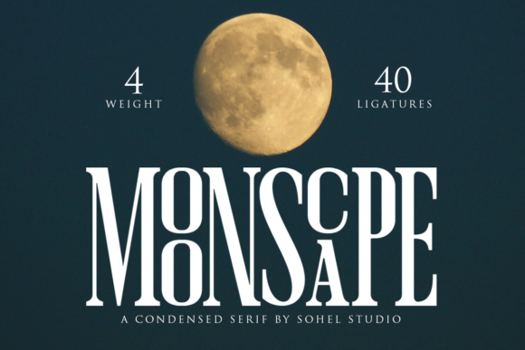 Moonscape Font: A Bold Serif Review for Brand Designers