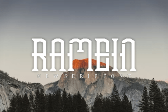 Ramein: A Modern Serif Font That Elevates Brand Identity