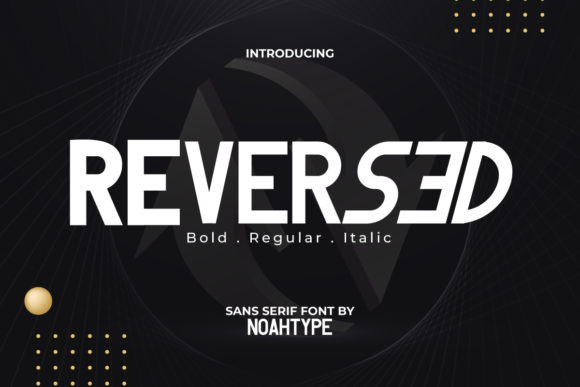 Reversed: A Bold Sans Serif Font for Modern Editorial Design