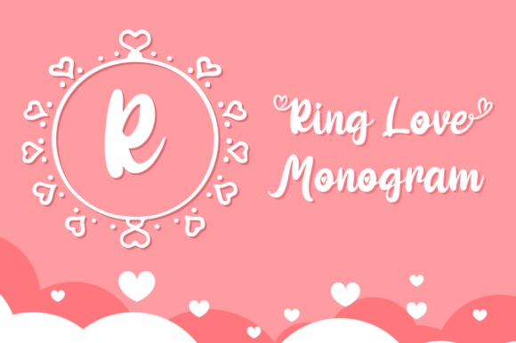 Ring Love Monogram Font Review for Brand Designers