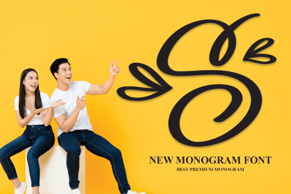 S Monogram Font: Editorial Design for Publishers and Creators