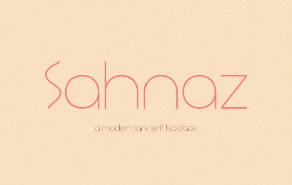 Sahnaz: An Elegant Sans Serif Font for Brand Identity Work