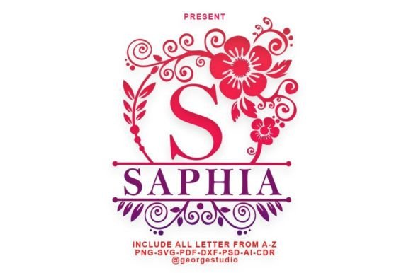Saphia Monogram: A Decorative Font Review for Brand Designers