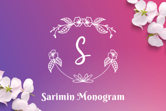 Sarimin Monogram: A Web Designer’s Review of This Decorative Typeface