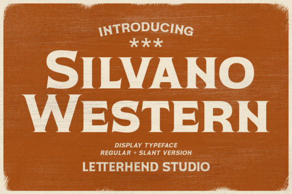 Silvano Western: A Serif Font Made for Scroll-Stopping Visuals