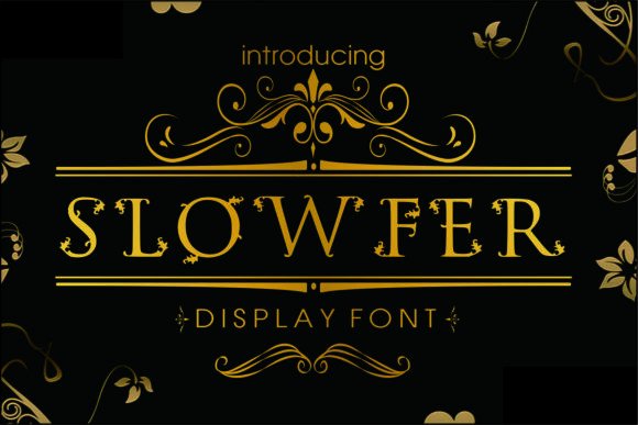 Slowfer: A Serif Font That Brings Elegance to Campaign Design