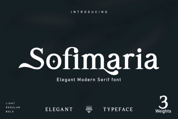 Sofimaria: A Modern Serif Font With Serious Character